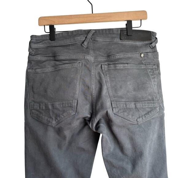 G Star Mens Jeans 32X30 G raw G Bleid Black Distressed Slim Workwear 90s - Picture 9 of 16